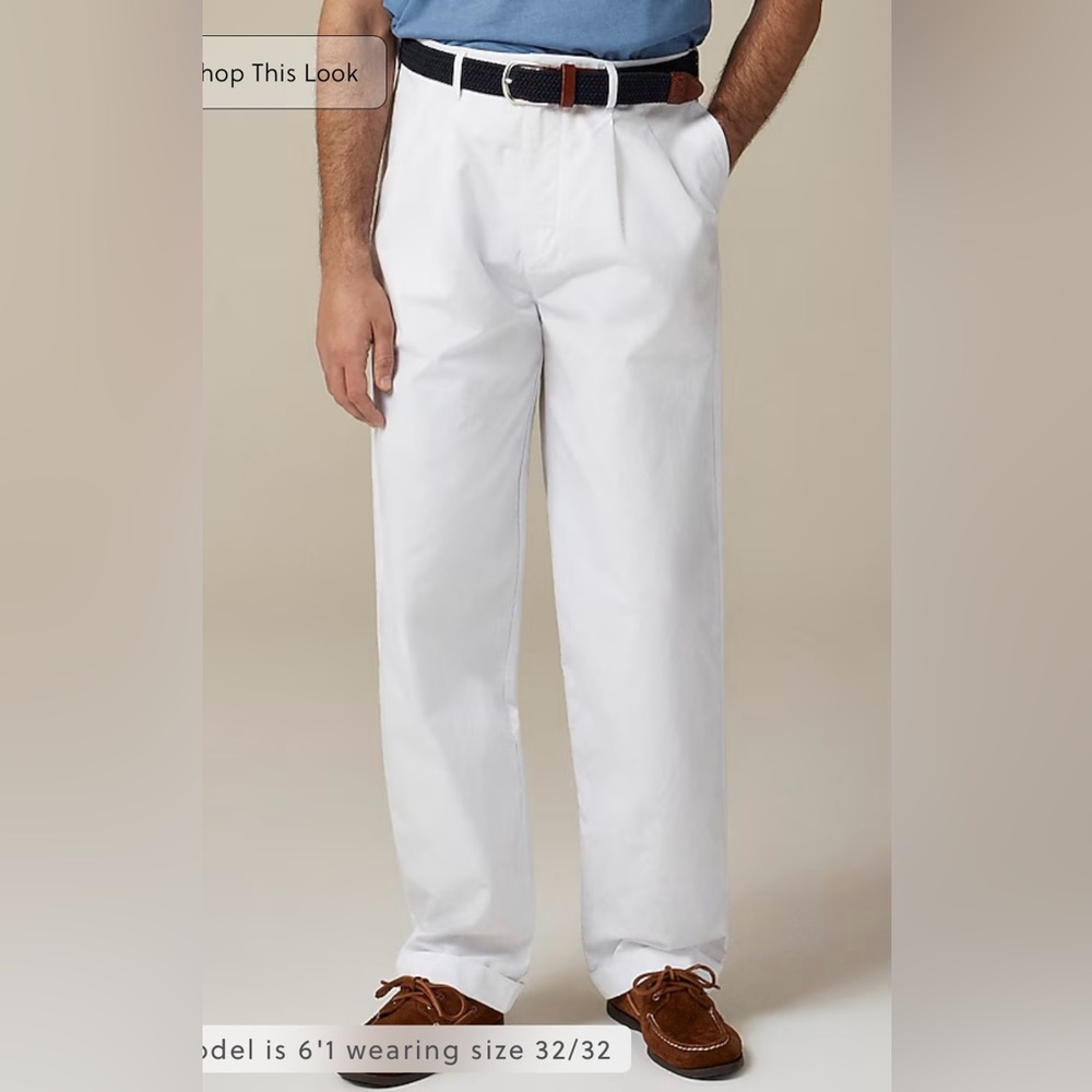 Men's White Pants